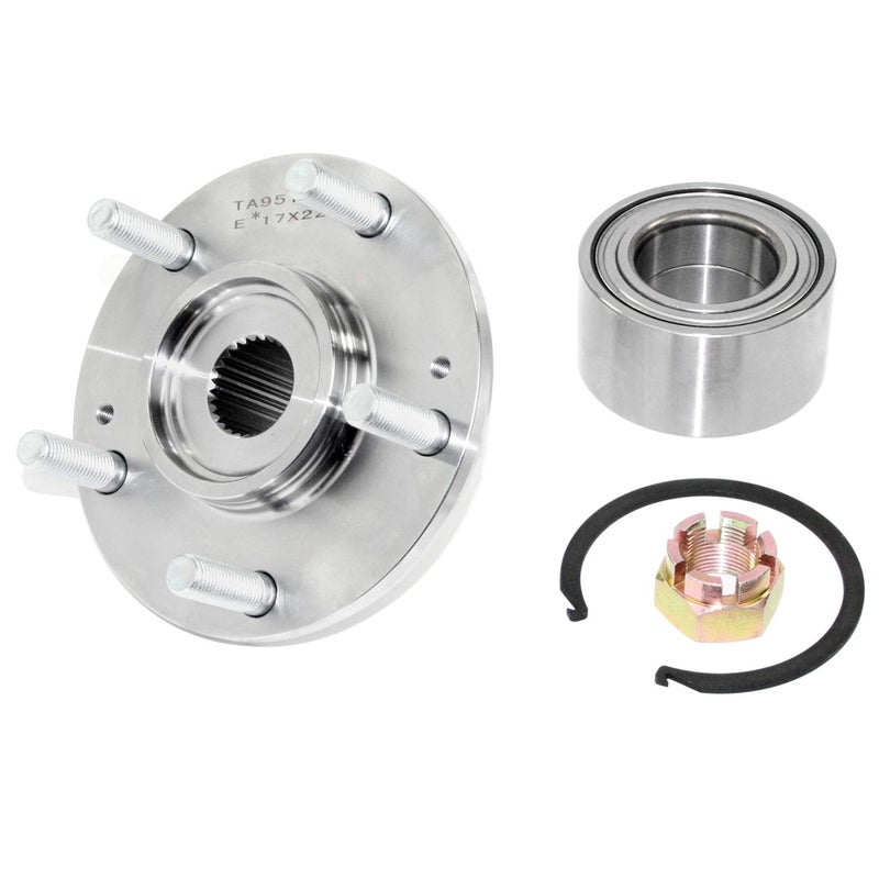 DuraGo 29596149 Front Wheel Hub Kit, 1 Pack, Silver - Image 3